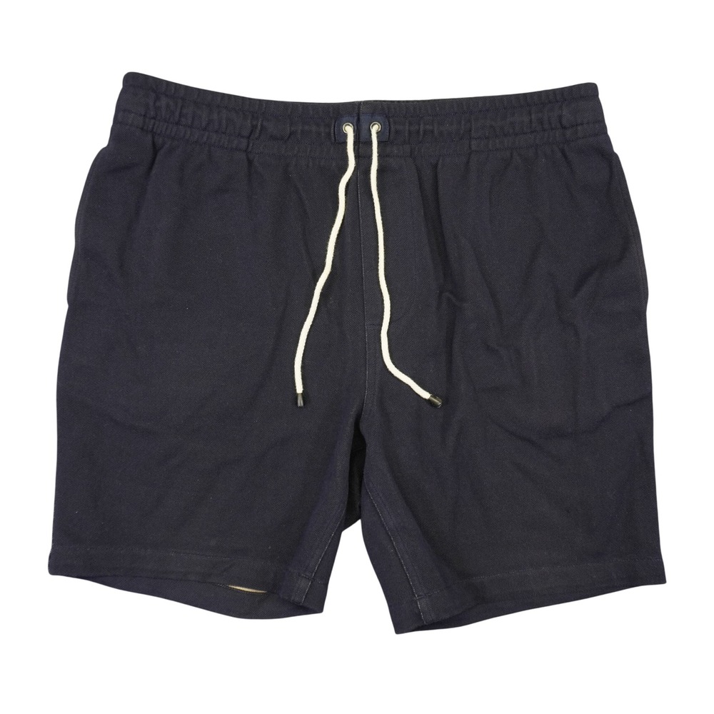 Carbon 2 Cobalt Shorts Mens XL Navy Blue Knit Drawstring Lounge Relaxed Fit